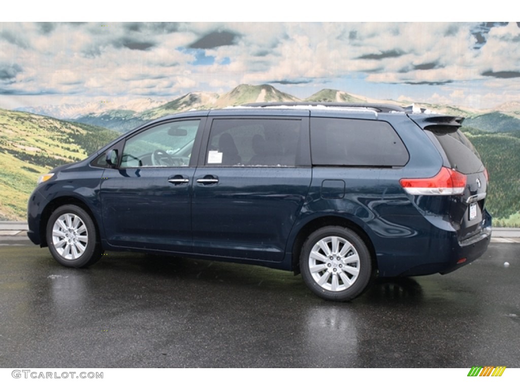 2012 Sienna Limited AWD - South Pacific Pearl / Light Gray photo #2