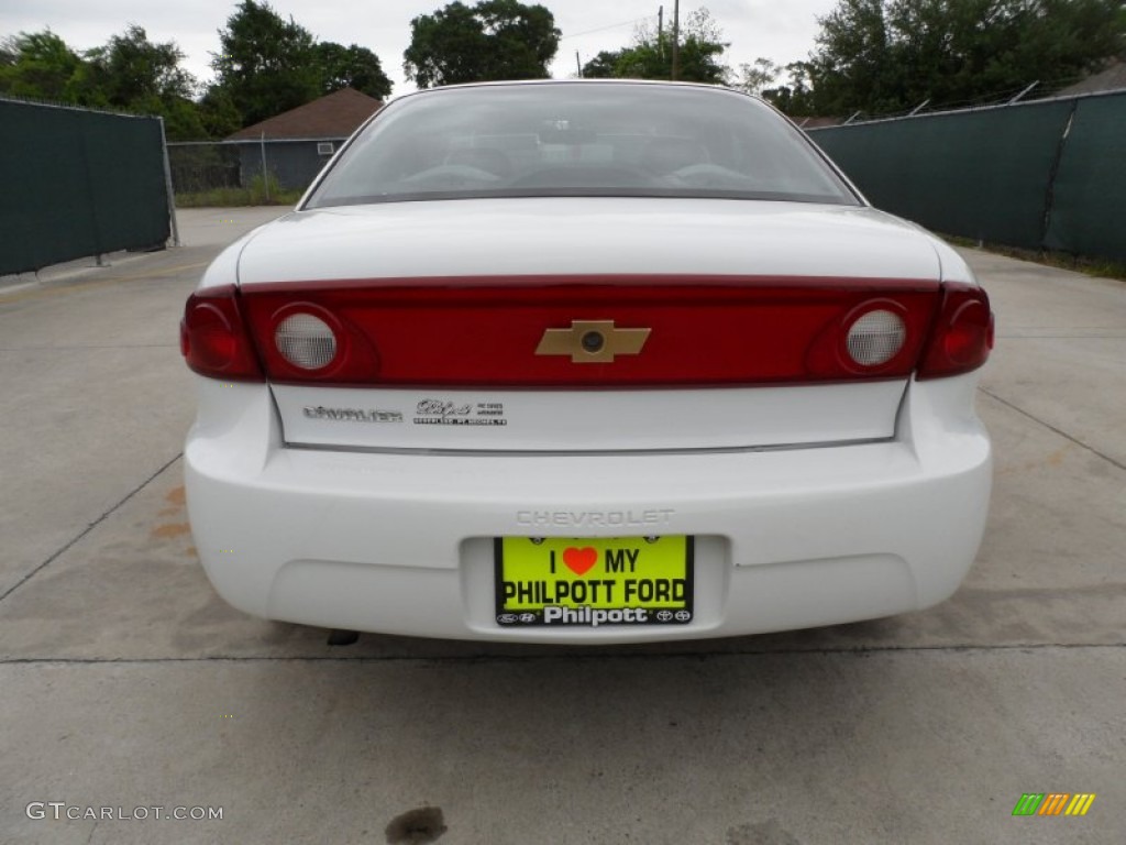 2005 Cavalier Coupe - Summit White / Graphite Gray photo #4