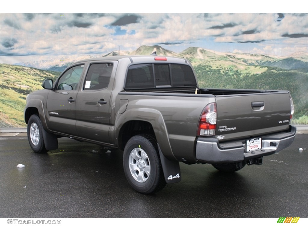 2012 Tacoma V6 SR5 Double Cab 4x4 - Pyrite Mica / Graphite photo #2