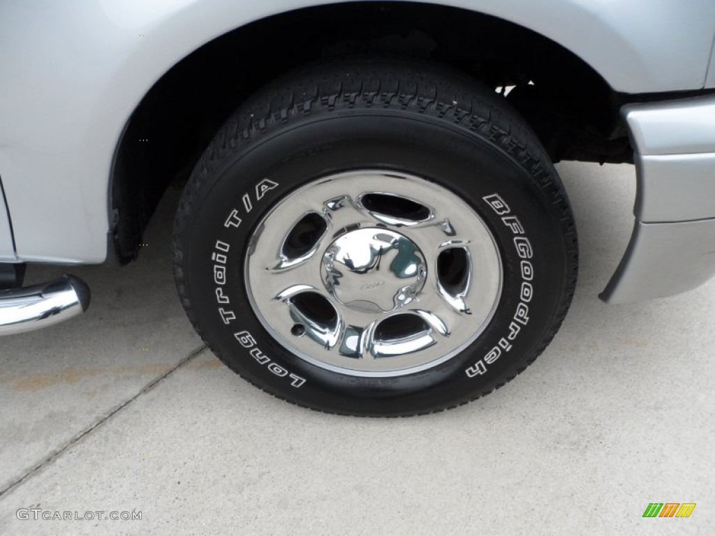 2004 F150 STX Heritage Regular Cab - Silver Metallic / Heritage Graphite Grey photo #15