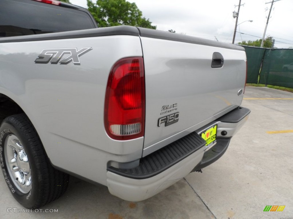 2004 F150 STX Heritage Regular Cab - Silver Metallic / Heritage Graphite Grey photo #24