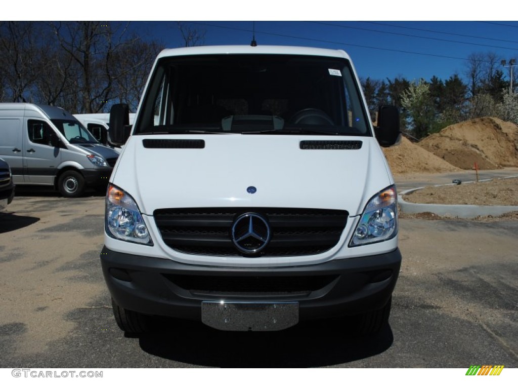 2012 Sprinter 2500 High Roof Crew Van - Arctic White / Lima Black Fabric photo #2