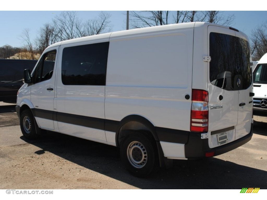 2012 Sprinter 2500 High Roof Crew Van - Arctic White / Lima Black Fabric photo #4