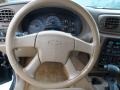 Medium Oak 2002 Chevrolet TrailBlazer LS Steering Wheel