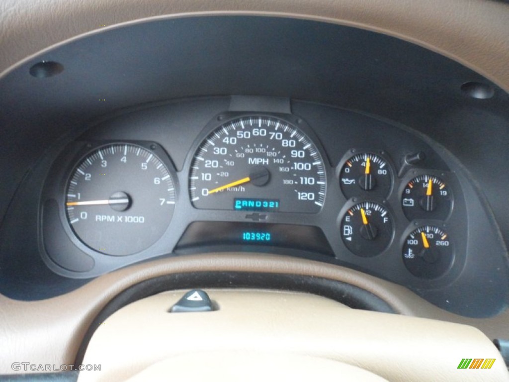 2002 Chevrolet TrailBlazer LS Gauges Photo #63371995
