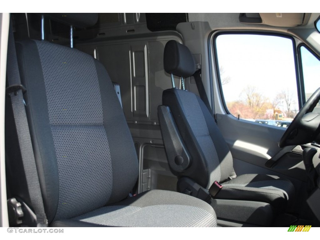 Lima Black Fabric Interior 2012 Mercedes-Benz Sprinter 2500 High Roof Cargo Van Photo #63372032