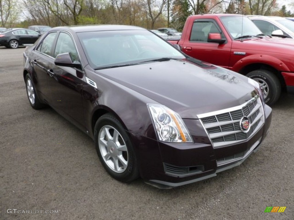 Black Cherry 2008 Cadillac CTS Sedan Exterior Photo #63372758