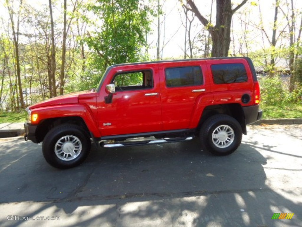 Victory Red 2007 Hummer H3 X Exterior Photo #63373829