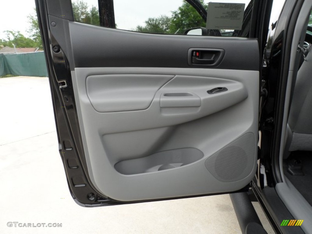 2012 Toyota Tacoma TSS Prerunner Double Cab Graphite Door Panel Photo #63374060