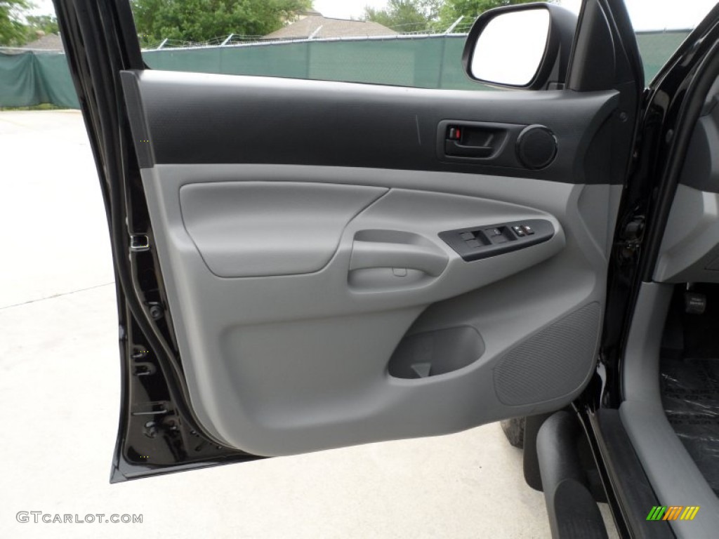 2012 Toyota Tacoma TSS Prerunner Double Cab Graphite Door Panel Photo #63374081
