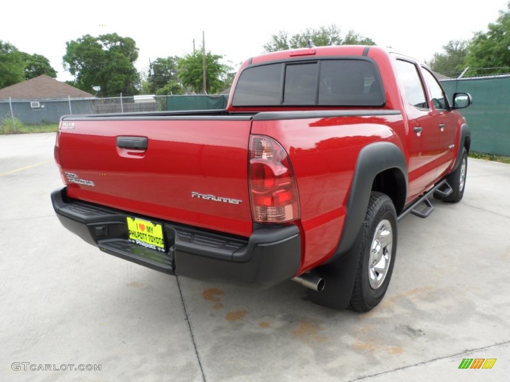 2012 Tacoma Prerunner Double Cab - Barcelona Red Metallic / Graphite photo #3