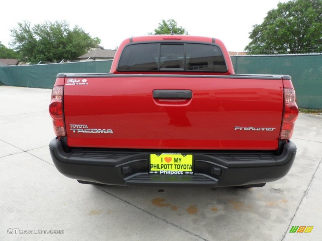 2012 Tacoma Prerunner Double Cab - Barcelona Red Metallic / Graphite photo #4