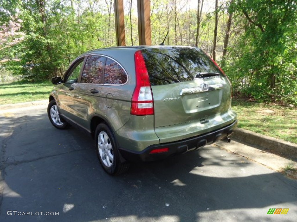 2008 CR-V EX 4WD - Green Tea Metallic / Ivory photo #5