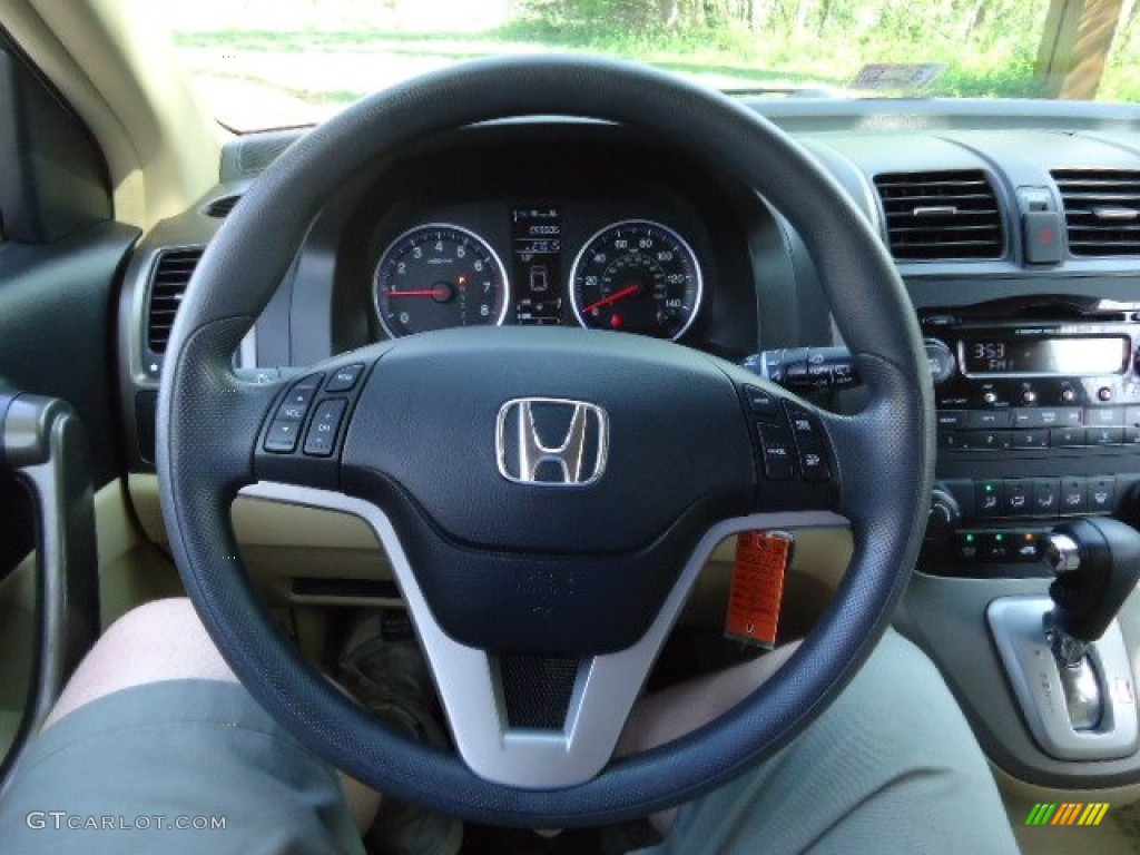 2008 CR-V EX 4WD - Green Tea Metallic / Ivory photo #15