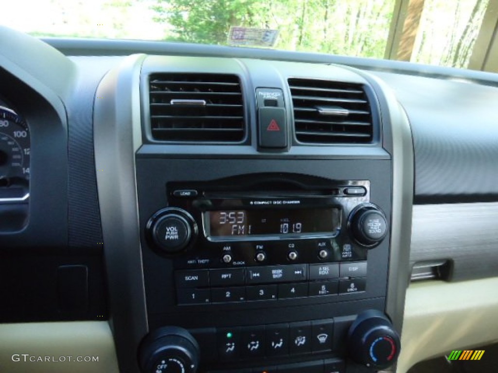 2008 CR-V EX 4WD - Green Tea Metallic / Ivory photo #17