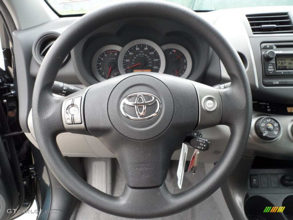 2012 Toyota RAV4 I4 Ash Steering Wheel Photo #63374552