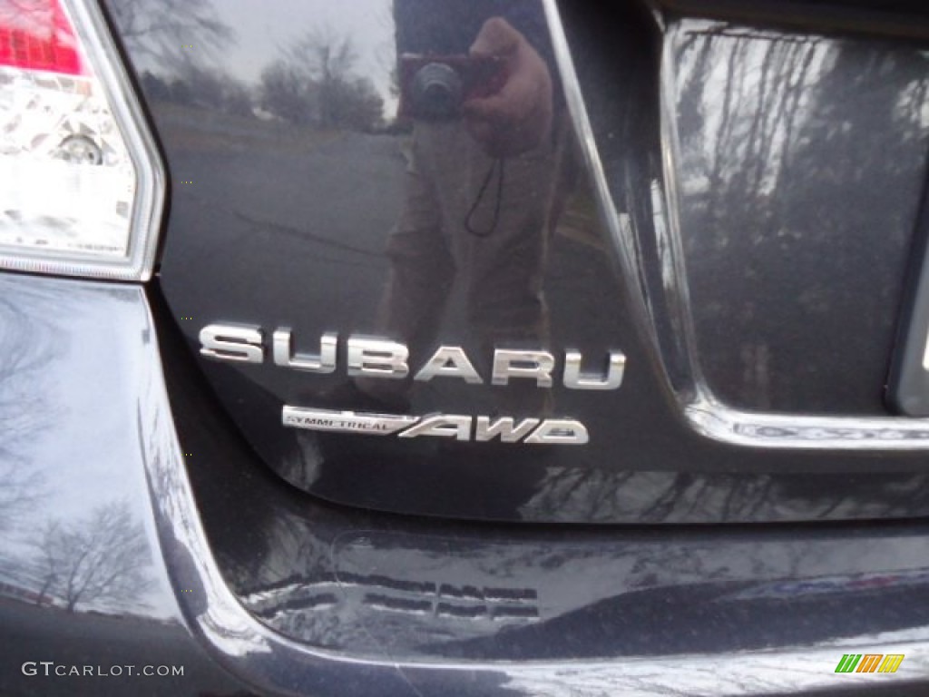 2009 Impreza 2.5i Premium Sedan - Dark Gray Metallic / Carbon Black photo #12