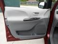 2012 Toyota Sienna Light Gray Interior Door Panel Photo
