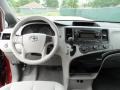 2012 Toyota Sienna Light Gray Interior Dashboard Photo