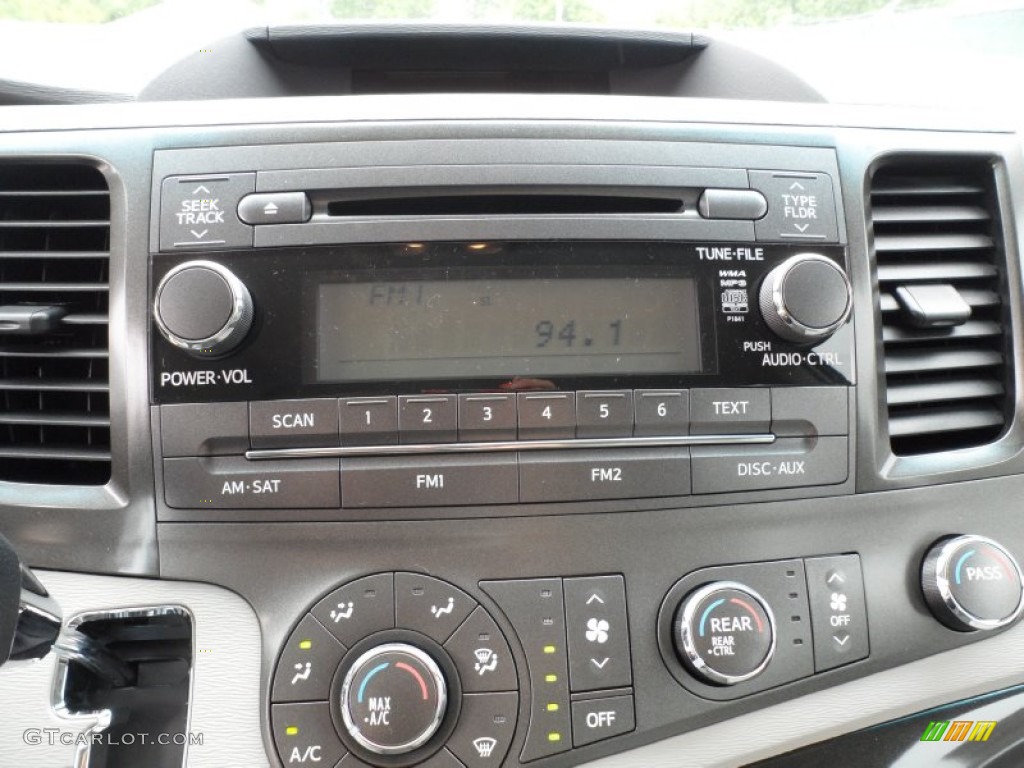 2012 Toyota Sienna Standard Sienna Model Audio System Photos