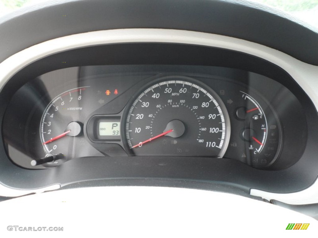 2012 Toyota Sienna Standard Sienna Model Gauges Photo #63375893