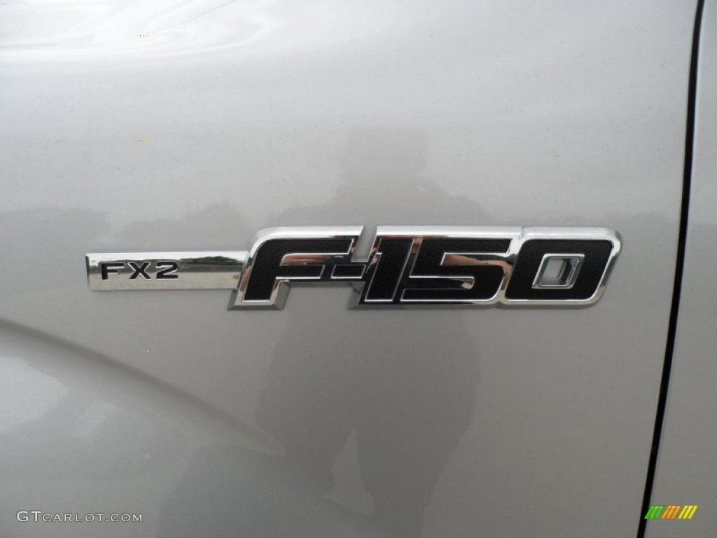 2012 F150 FX2 SuperCrew - Ingot Silver Metallic / Black photo #13