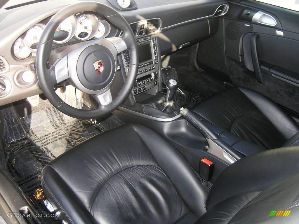 2006 911 Carrera 4S Cabriolet - Basalt Black Metallic / Black photo #13
