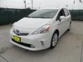 2012 Blizzard White Pearl Toyota Prius v Five Hybrid  photo #7