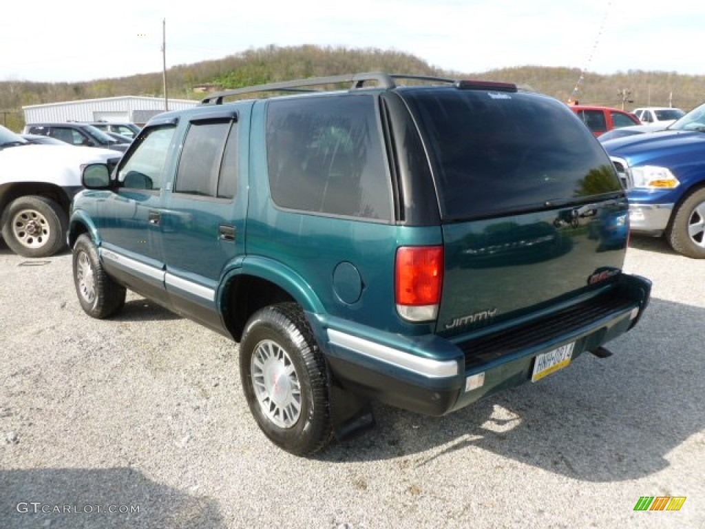 1997 Jimmy SLT 4x4 - Fairway Green Metallic / Graphite photo #3
