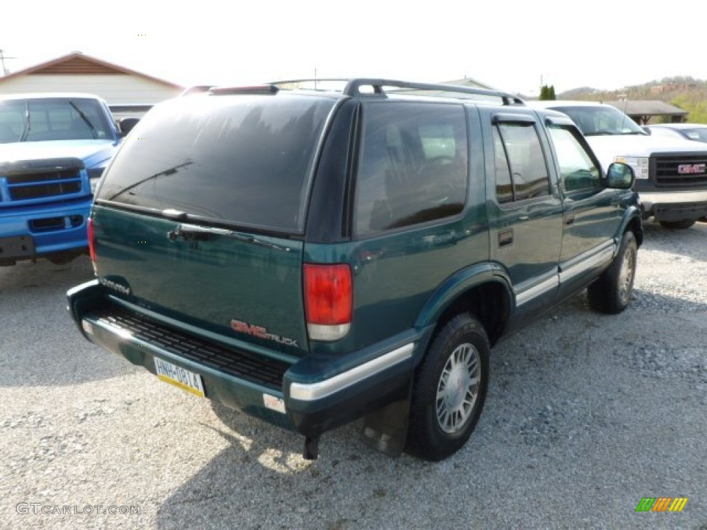 1997 Jimmy SLT 4x4 - Fairway Green Metallic / Graphite photo #5