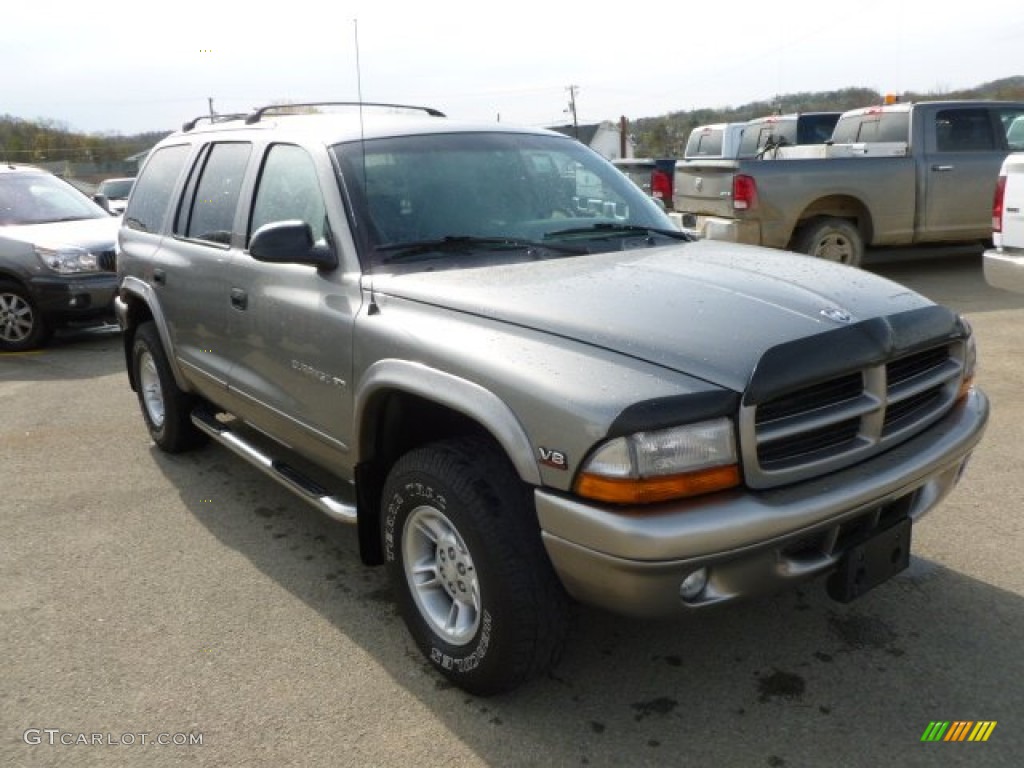 2000 Durango SLT 4x4 - Bright Platinum Metallic / Mist Gray photo #7