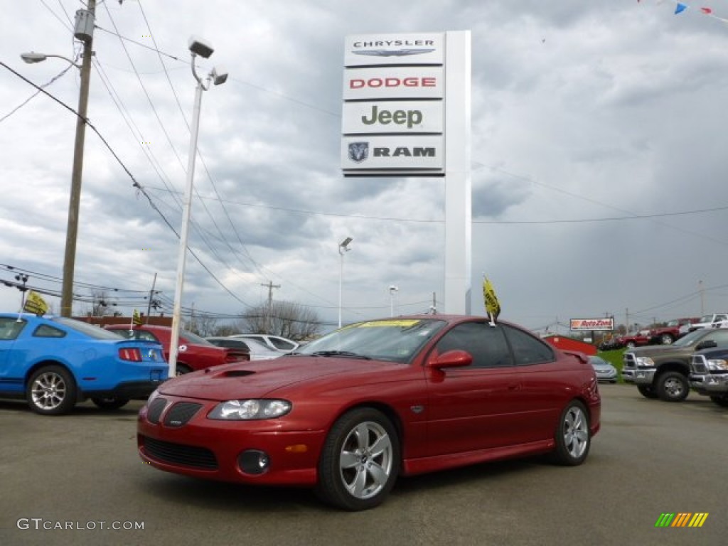 2006 GTO Coupe - Spice Red Metallic / Black photo #1