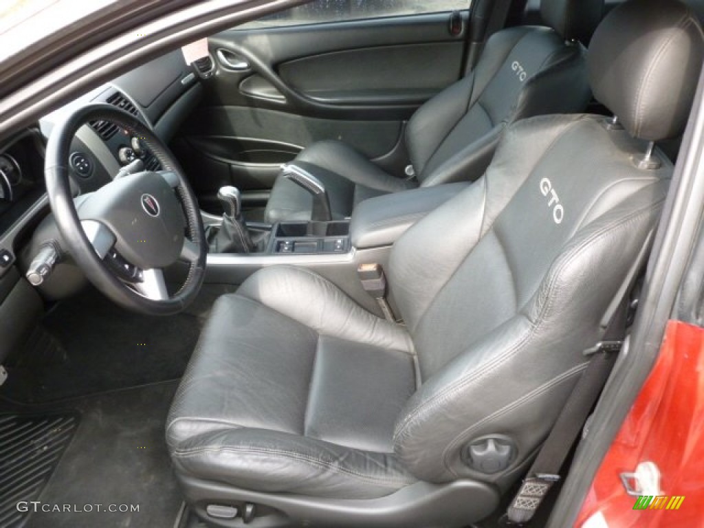 Black Interior 2006 Pontiac GTO Coupe Photo #63379502