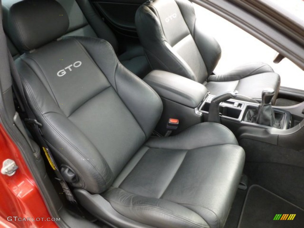 2006 GTO Coupe - Spice Red Metallic / Black photo #19