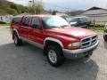 2001 Flame Red Dodge Dakota SLT Quad Cab 4x4  photo #7