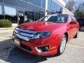 2010 Red Candy Metallic Ford Fusion SEL V6  photo #1