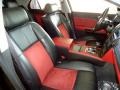 Ebony/Tango Red 2007 Cadillac STS -V Series Interior Color