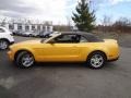 2012 Yellow Blaze Metallic Tri-Coat Ford Mustang V6 Convertible  photo #2