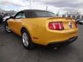 2012 Yellow Blaze Metallic Tri-Coat Ford Mustang V6 Convertible  photo #3
