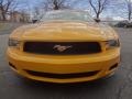 2012 Yellow Blaze Metallic Tri-Coat Ford Mustang V6 Convertible  photo #4