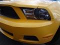 2012 Yellow Blaze Metallic Tri-Coat Ford Mustang V6 Convertible  photo #6