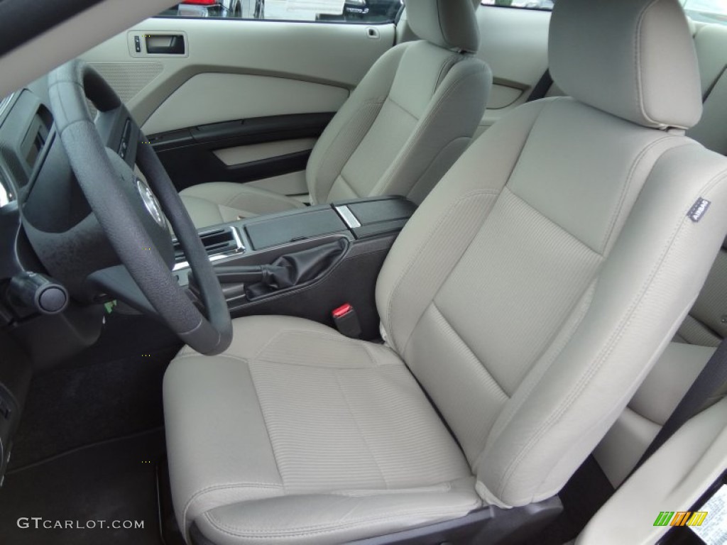 2011 Mustang V6 Coupe - Ebony Black / Stone photo #11