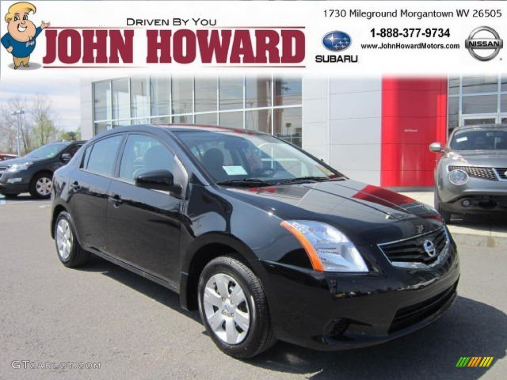 2012 Sentra 2.0 - Super Black / Charcoal photo #1