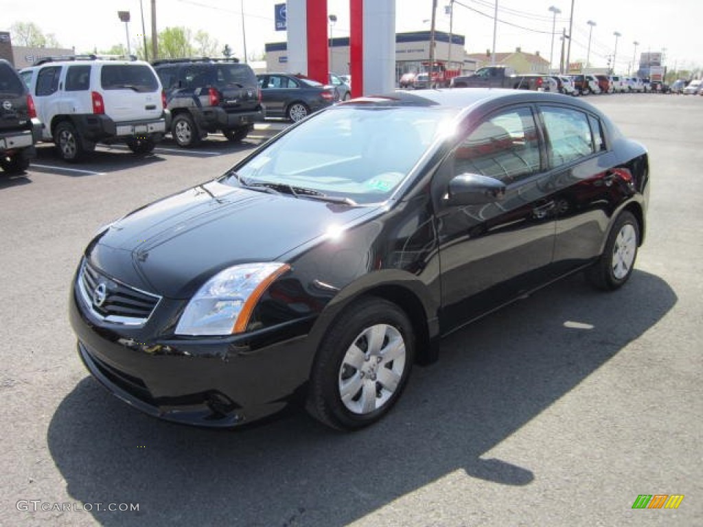 2012 Sentra 2.0 - Super Black / Charcoal photo #3