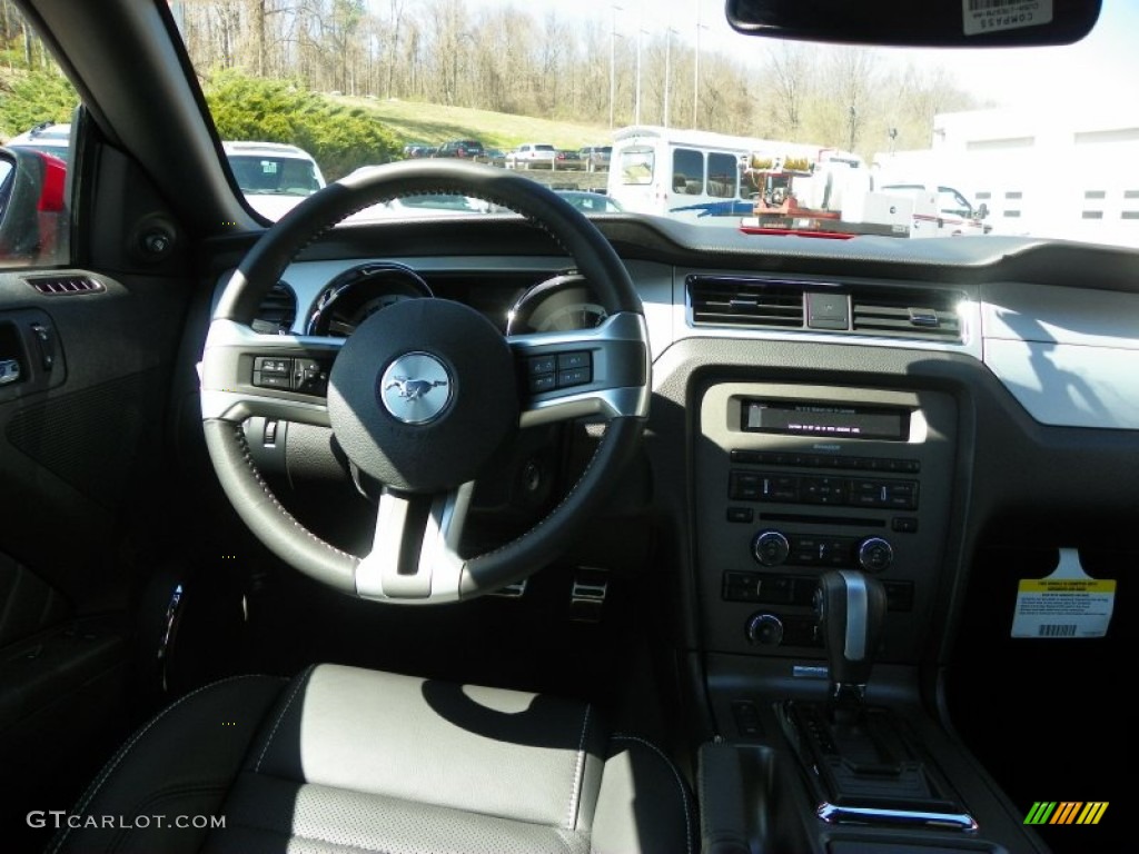 2013 Mustang V6 Premium Convertible - Race Red / Charcoal Black photo #18