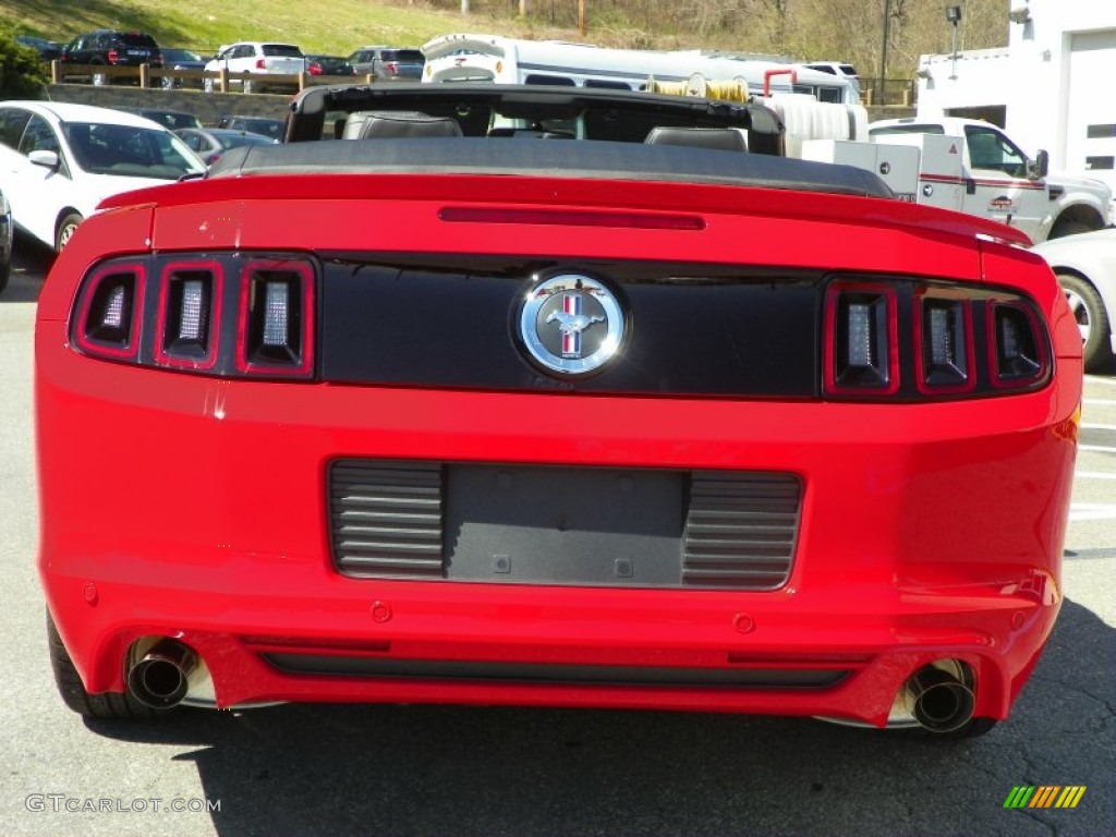 2013 Mustang V6 Premium Convertible - Race Red / Charcoal Black photo #29