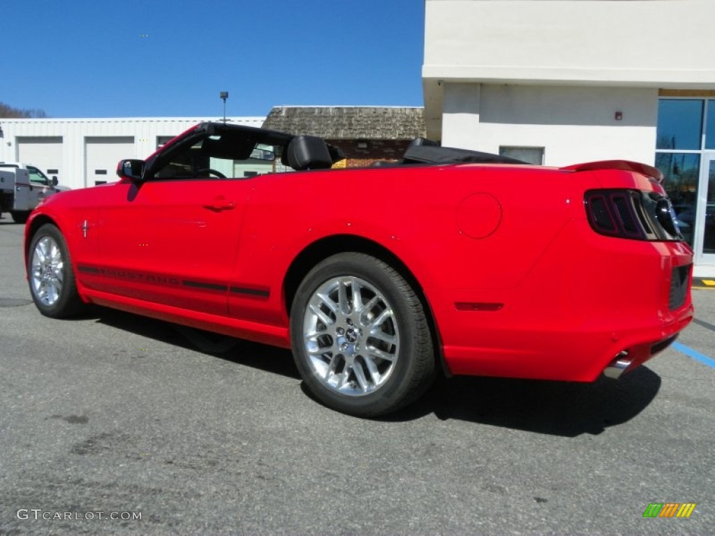 Race Red 2013 Ford Mustang V6 Premium Convertible Exterior Photo #63381824