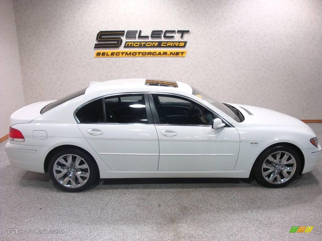 2006 7 Series 750i Sedan - Alpine White / Black/Black photo #4