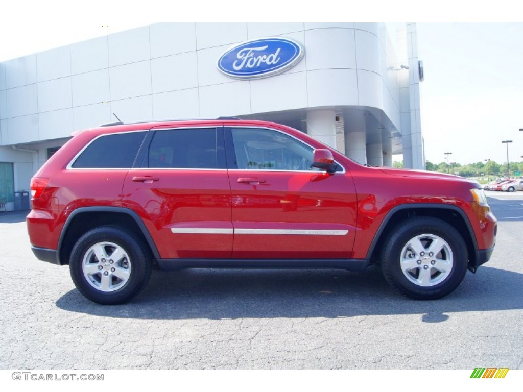 2011 Grand Cherokee Laredo - Inferno Red Crystal Pearl / Dark Graystone/Medium Graystone photo #1