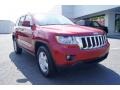 2011 Inferno Red Crystal Pearl Jeep Grand Cherokee Laredo  photo #2